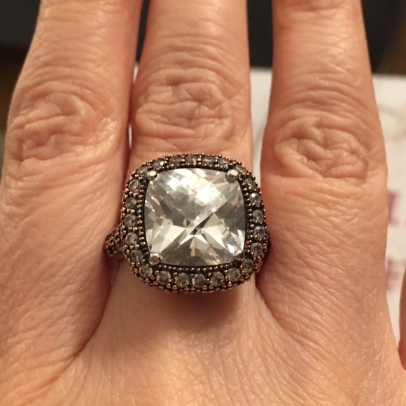 Joseph Esposito designer cz sterling silver ring - Picture 5 of 11